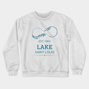 Lake Saint Louis Fish on the Line Infinity Crewneck Sweatshirt